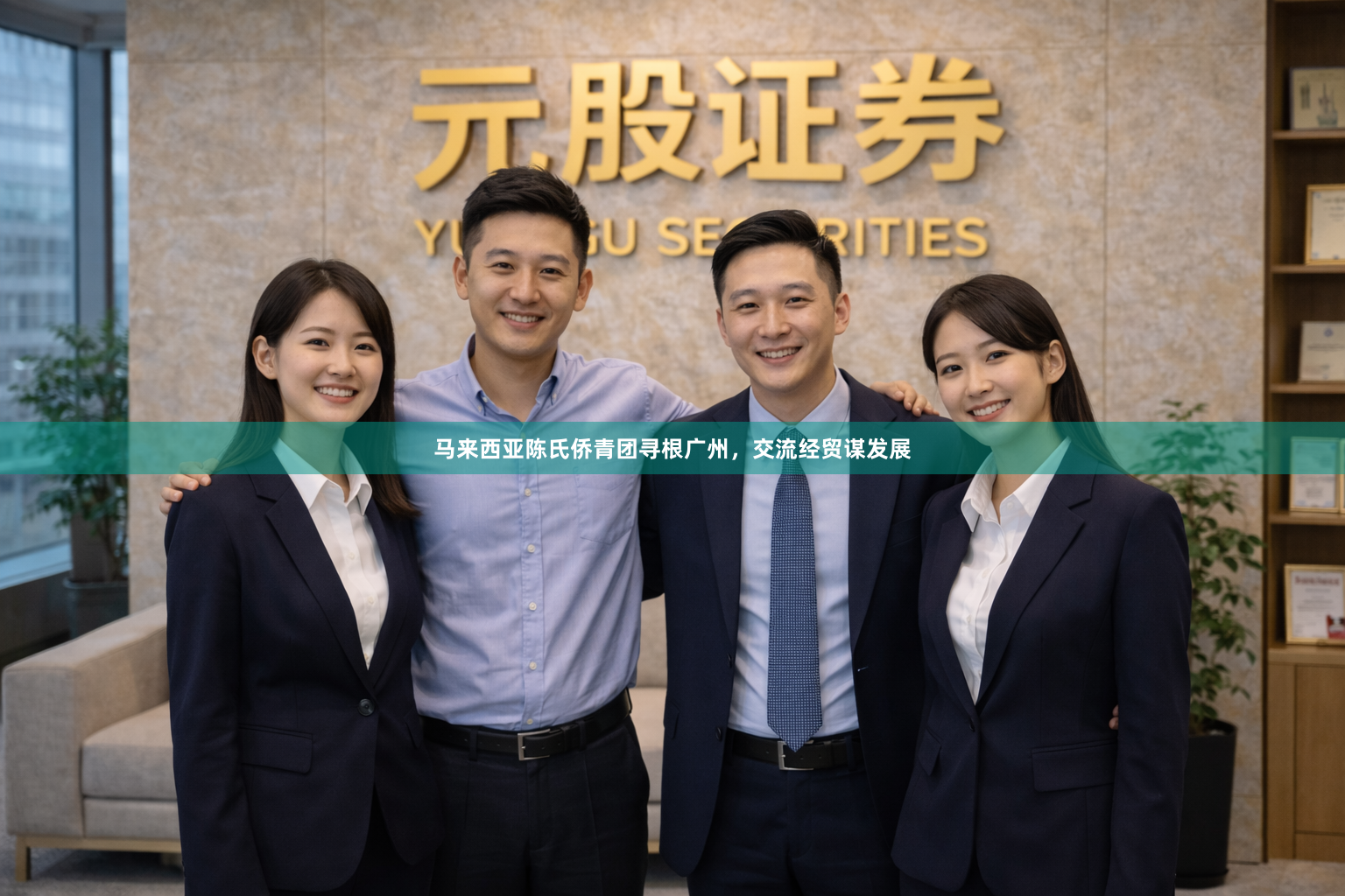 马来西亚陈氏侨青团寻根广州，交流经贸谋发展